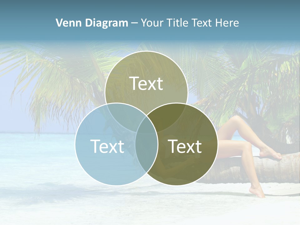 Nature Blue Coast PowerPoint Template