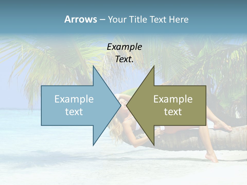 Nature Blue Coast PowerPoint Template