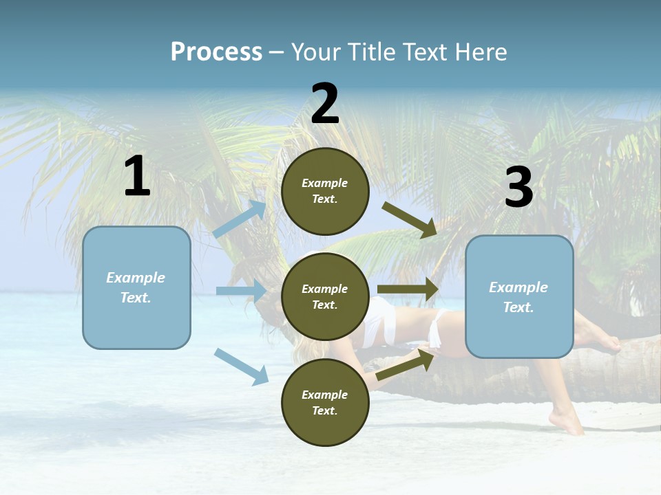 Nature Blue Coast PowerPoint Template