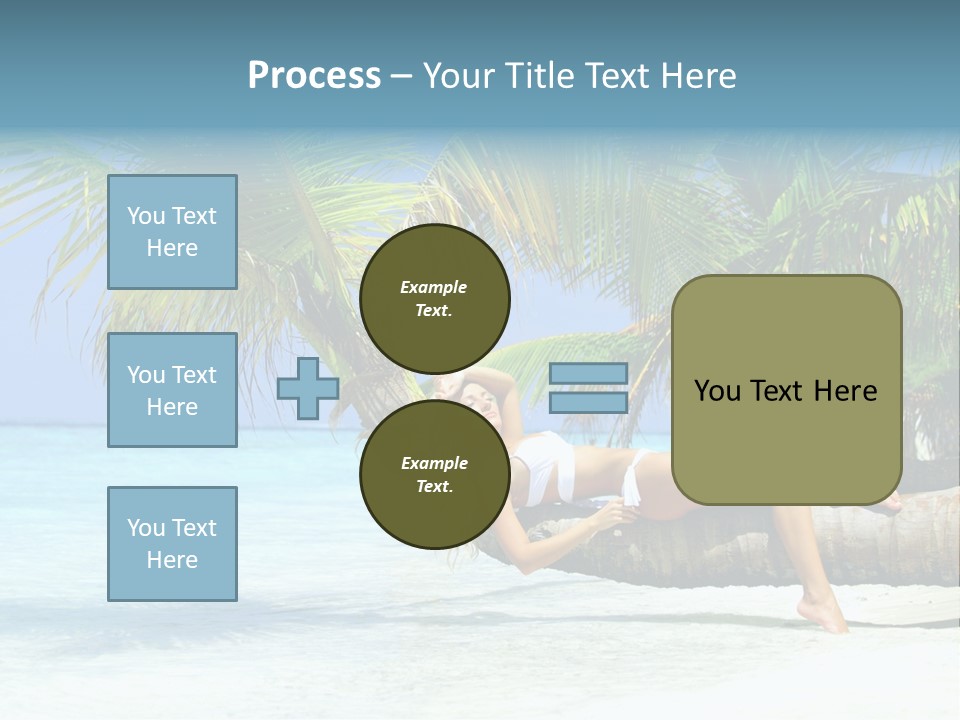 Nature Blue Coast PowerPoint Template
