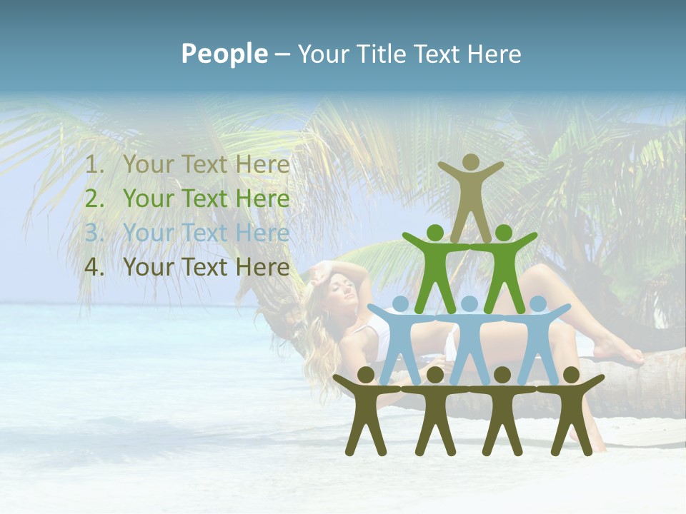 Nature Blue Coast PowerPoint Template