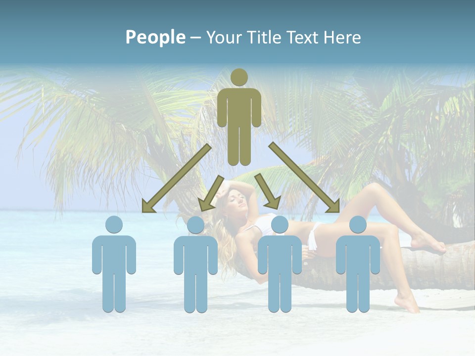 Nature Blue Coast PowerPoint Template