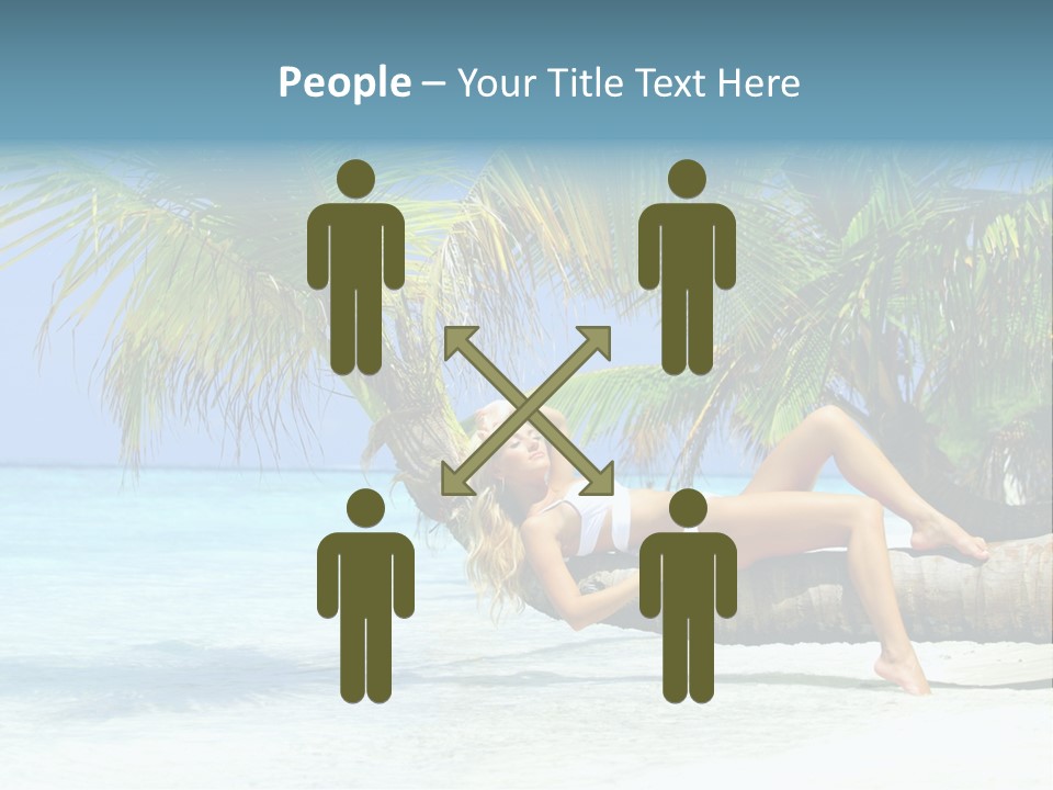 Nature Blue Coast PowerPoint Template