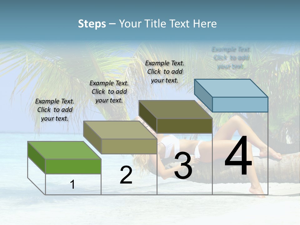Nature Blue Coast PowerPoint Template