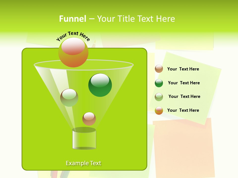 Pen Sticker Crayon PowerPoint Template