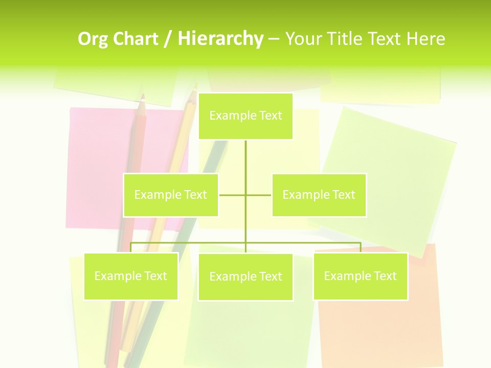 Pen Sticker Crayon PowerPoint Template