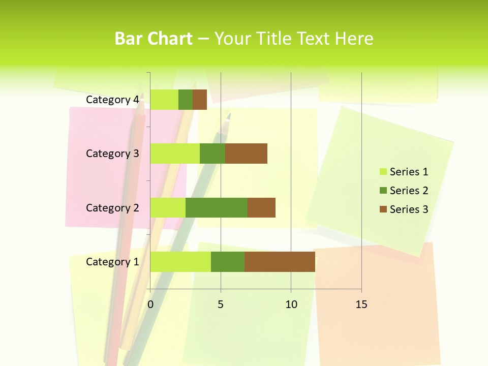Pen Sticker Crayon PowerPoint Template
