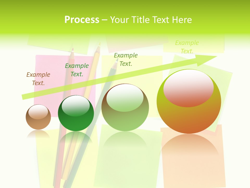 Pen Sticker Crayon PowerPoint Template