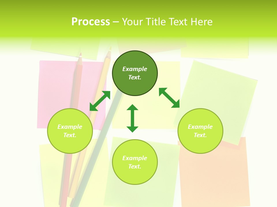 Pen Sticker Crayon PowerPoint Template