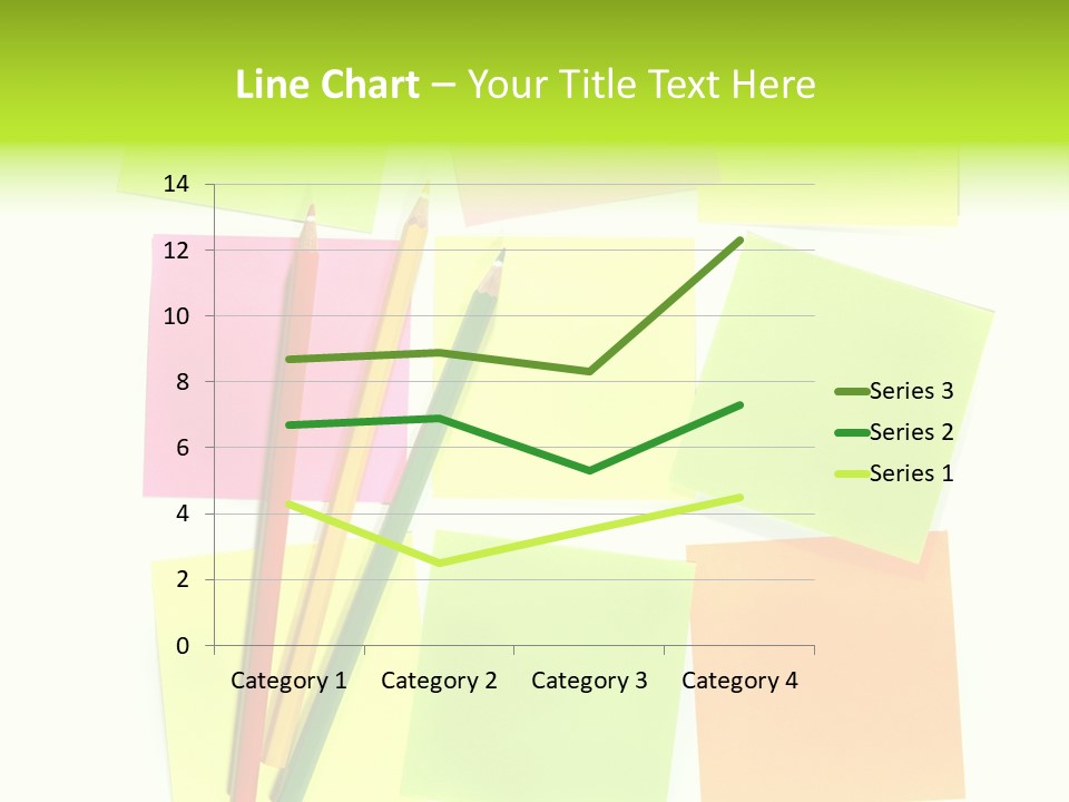 Pen Sticker Crayon PowerPoint Template