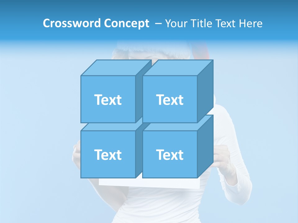 Santa Hand Lovely PowerPoint Template