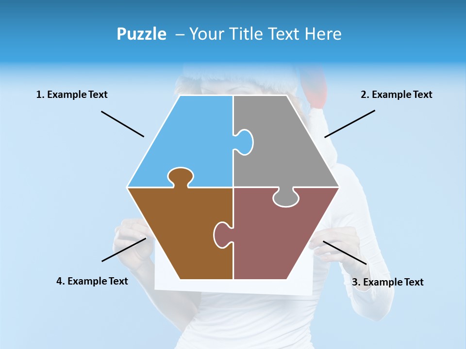 Santa Hand Lovely PowerPoint Template