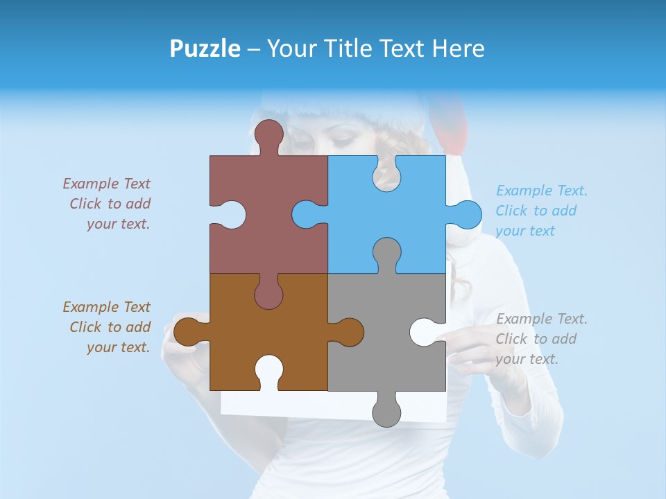 Santa Hand Lovely PowerPoint Template