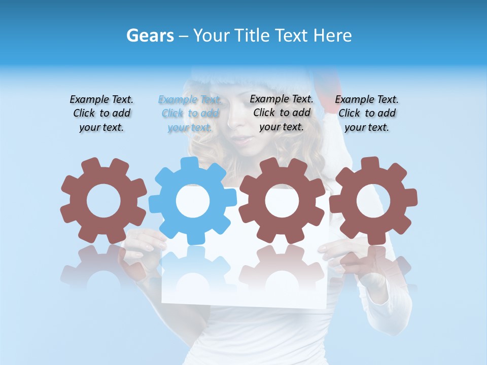 Santa Hand Lovely PowerPoint Template