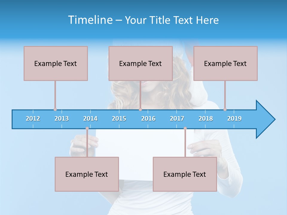 Santa Hand Lovely PowerPoint Template
