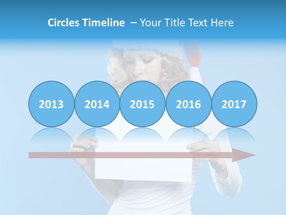 Santa Hand Lovely PowerPoint Template