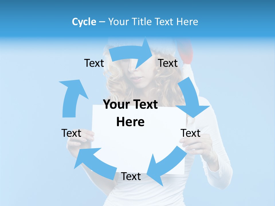 Santa Hand Lovely PowerPoint Template