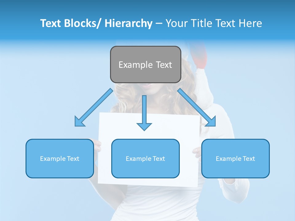 Santa Hand Lovely PowerPoint Template
