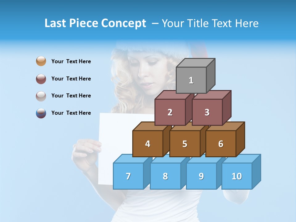 Santa Hand Lovely PowerPoint Template