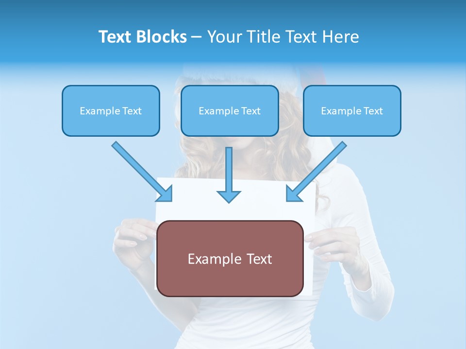 Santa Hand Lovely PowerPoint Template