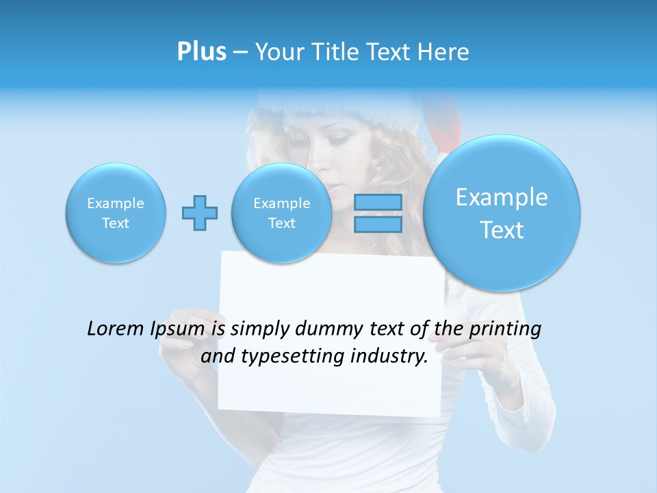 Santa Hand Lovely PowerPoint Template