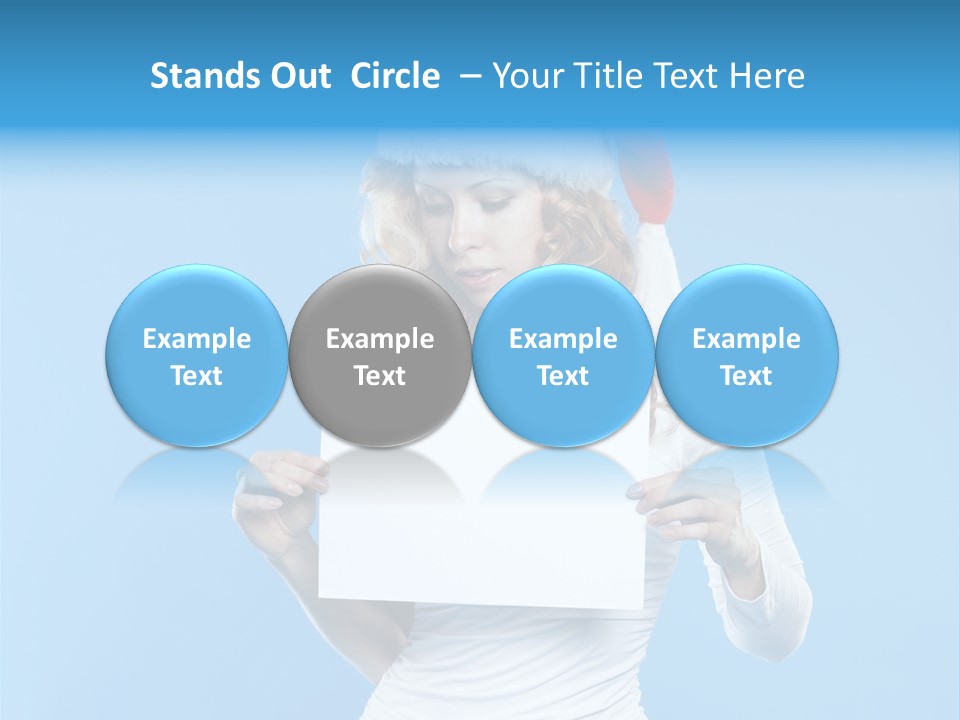 Santa Hand Lovely PowerPoint Template