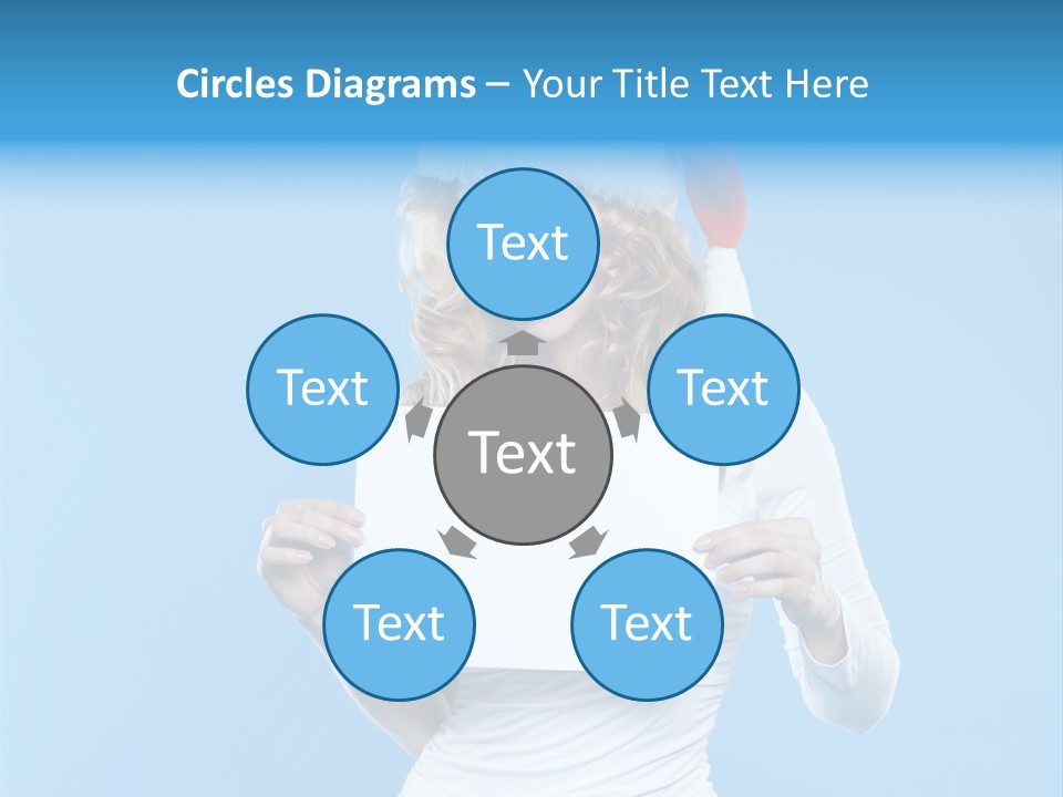 Santa Hand Lovely PowerPoint Template