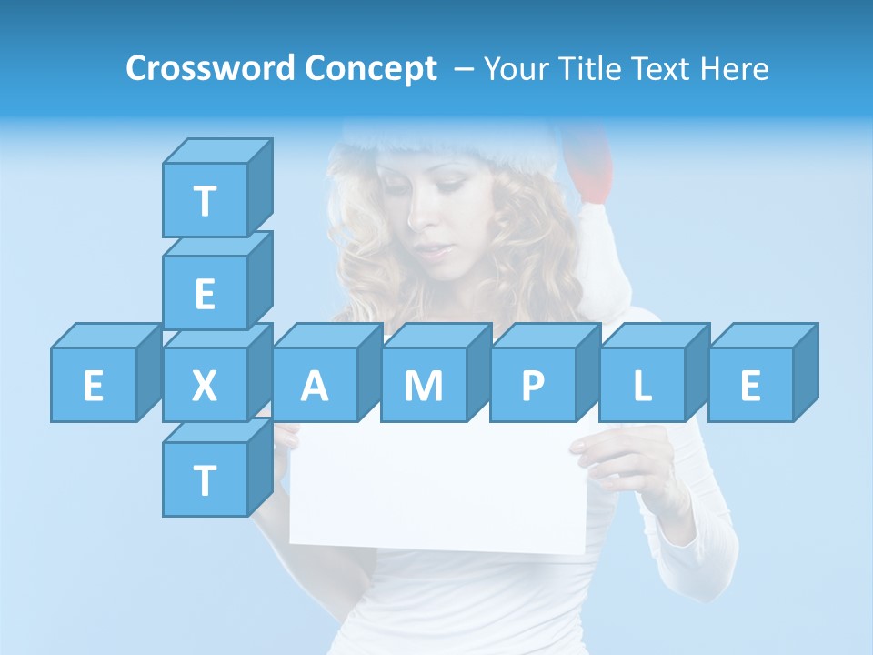 Santa Hand Lovely PowerPoint Template