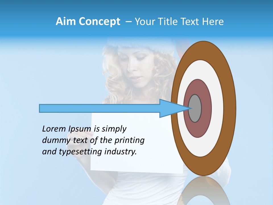 Santa Hand Lovely PowerPoint Template