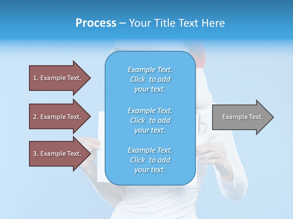 Santa Hand Lovely PowerPoint Template