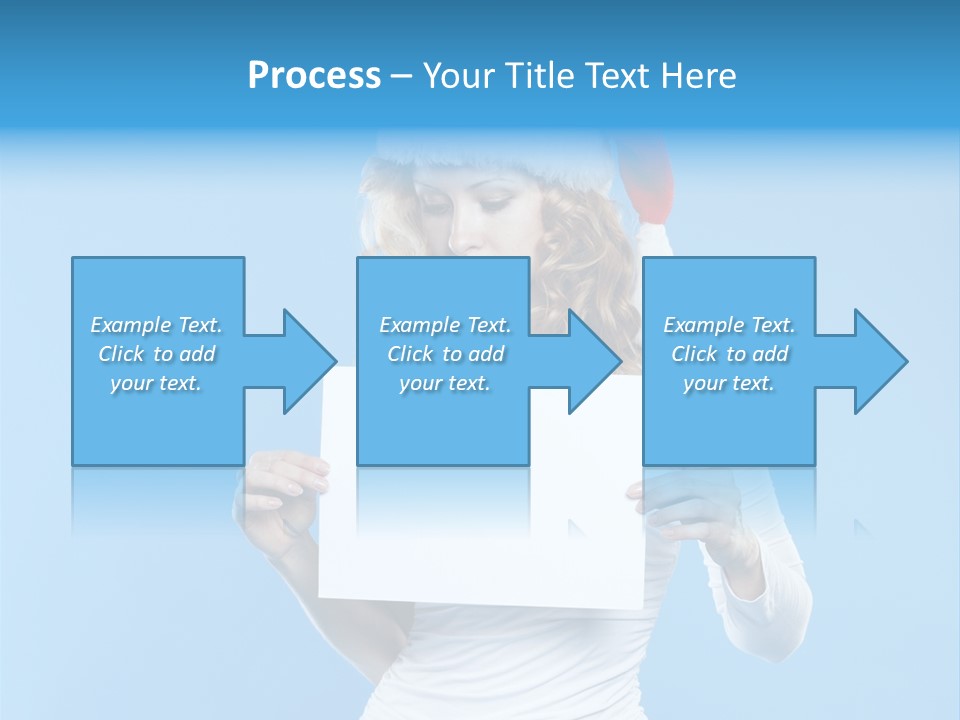 Santa Hand Lovely PowerPoint Template