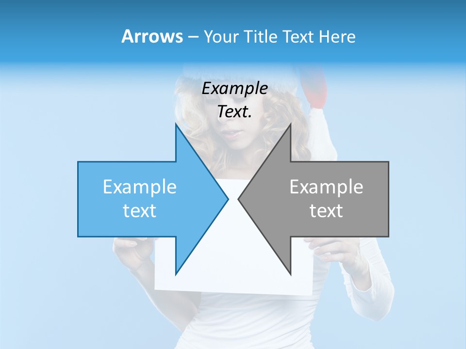 Santa Hand Lovely PowerPoint Template