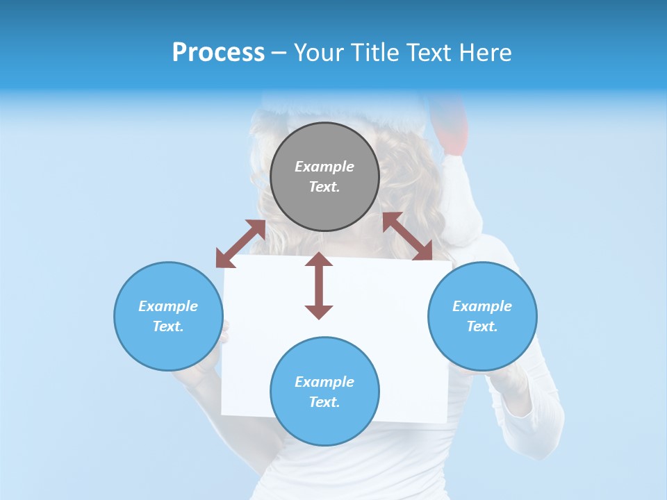 Santa Hand Lovely PowerPoint Template