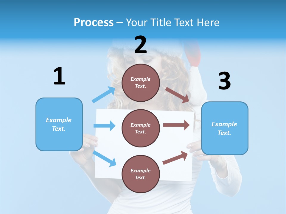 Santa Hand Lovely PowerPoint Template