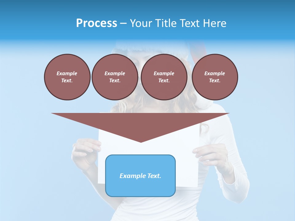 Santa Hand Lovely PowerPoint Template