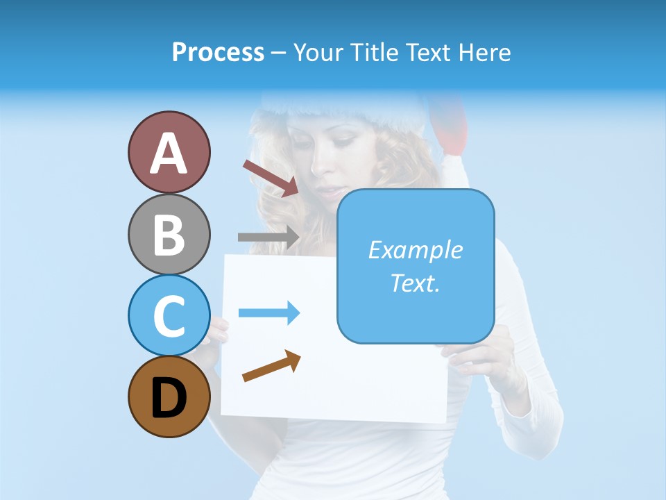 Santa Hand Lovely PowerPoint Template