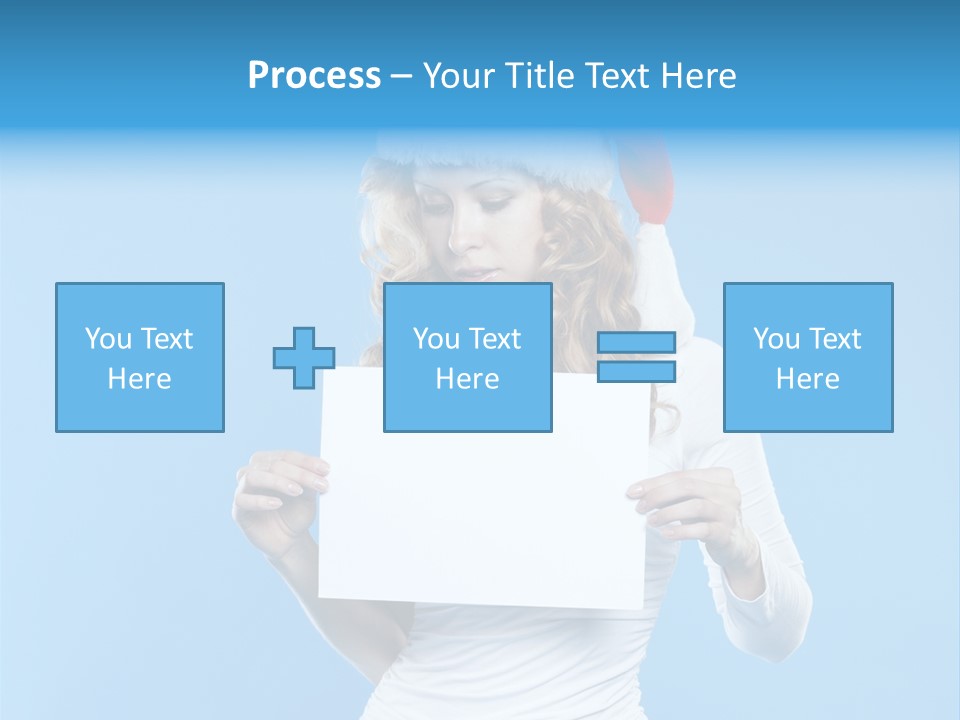 Santa Hand Lovely PowerPoint Template