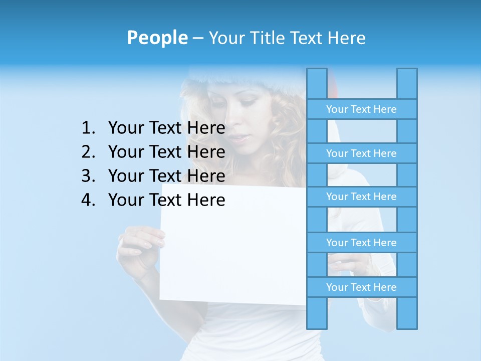 Santa Hand Lovely PowerPoint Template