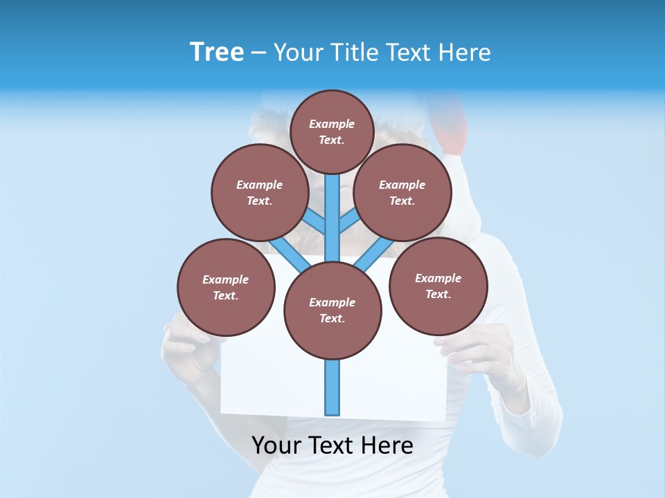 Santa Hand Lovely PowerPoint Template