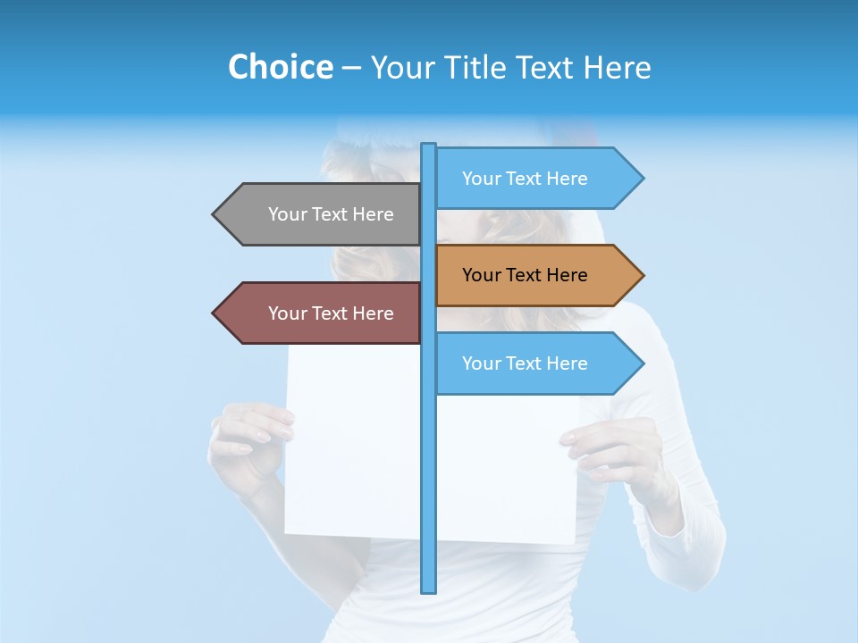 Santa Hand Lovely PowerPoint Template