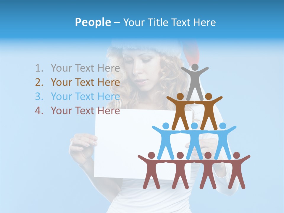 Santa Hand Lovely PowerPoint Template