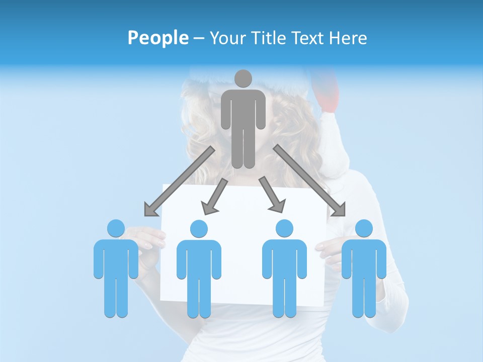 Santa Hand Lovely PowerPoint Template