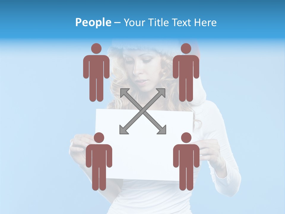 Santa Hand Lovely PowerPoint Template