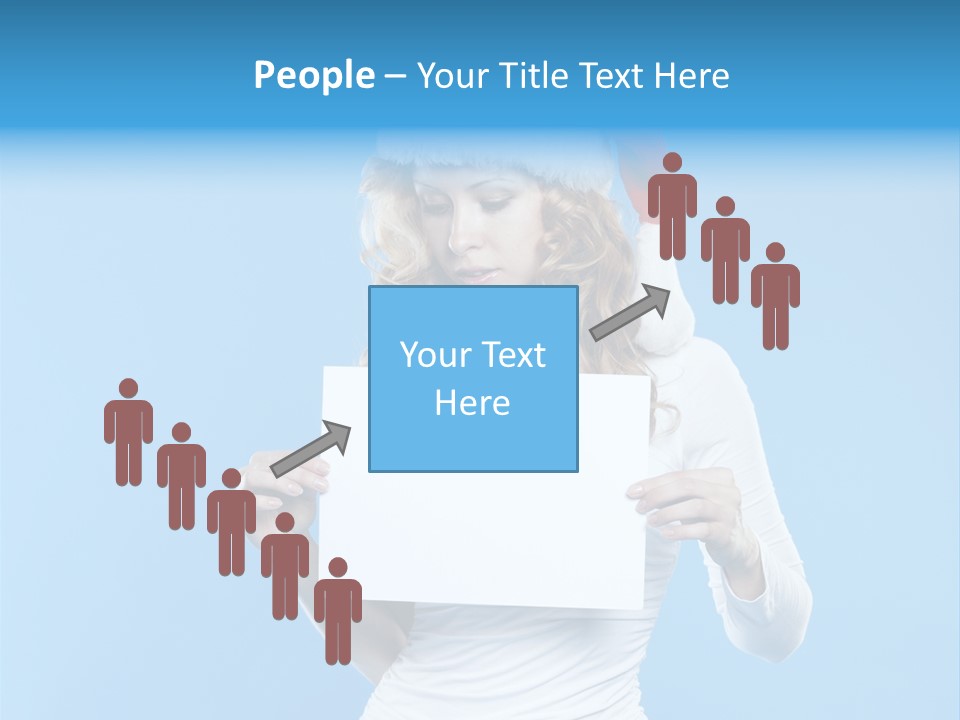 Santa Hand Lovely PowerPoint Template