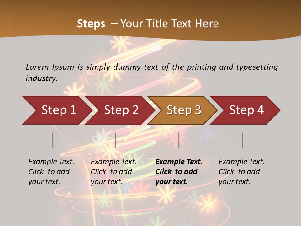 Design Illustration Xmas PowerPoint Template