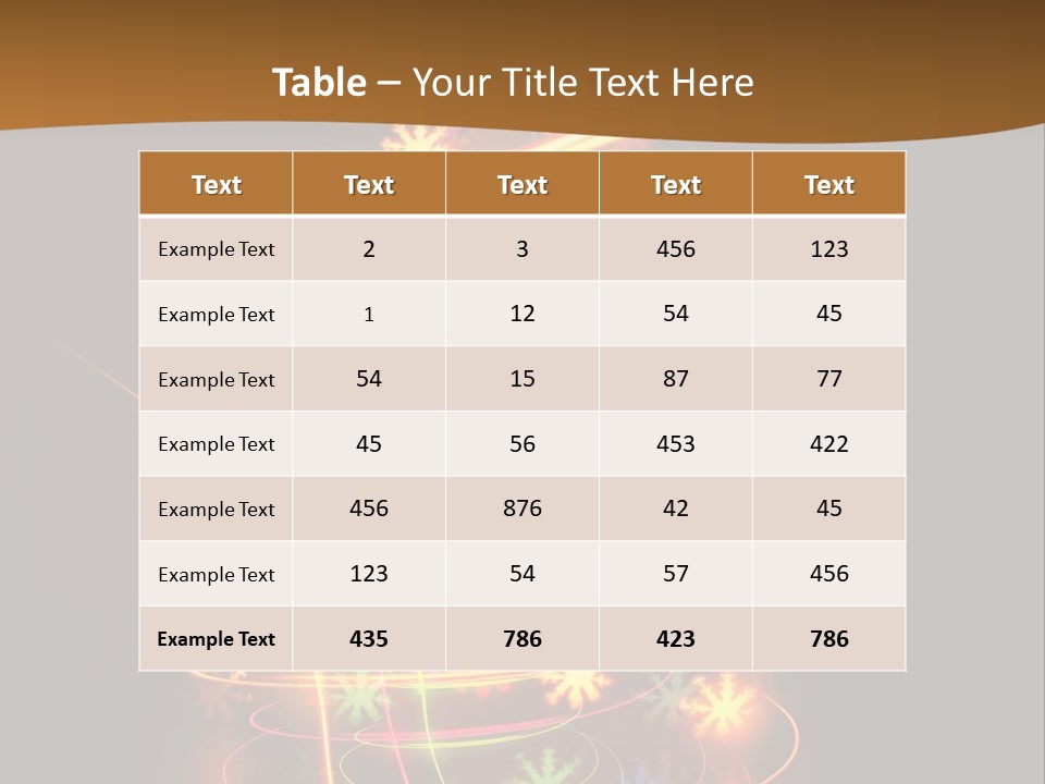 Design Illustration Xmas PowerPoint Template