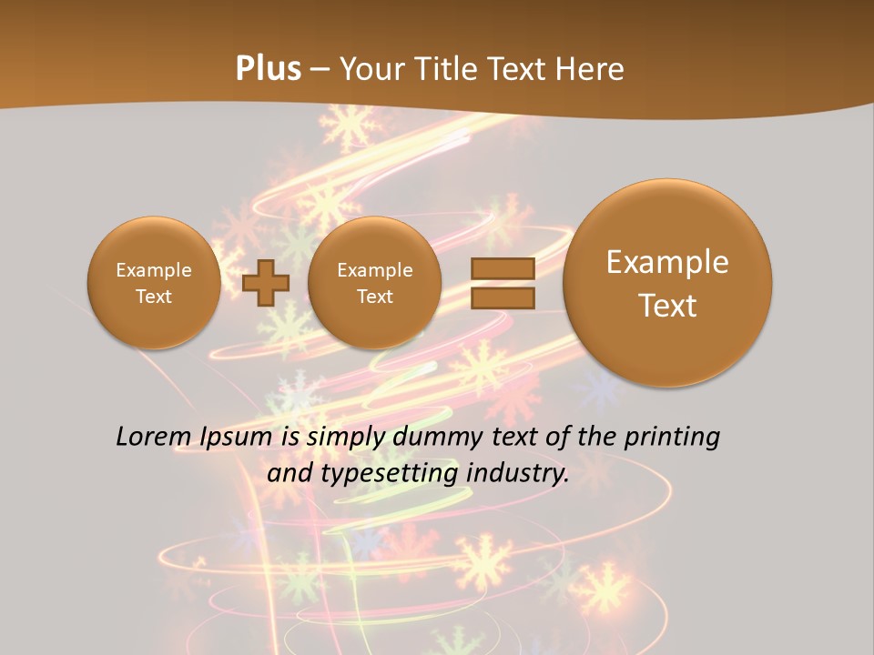 Design Illustration Xmas PowerPoint Template
