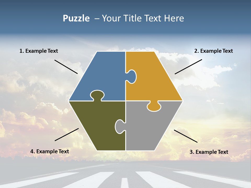 Pattern Rough Pedestrian PowerPoint Template