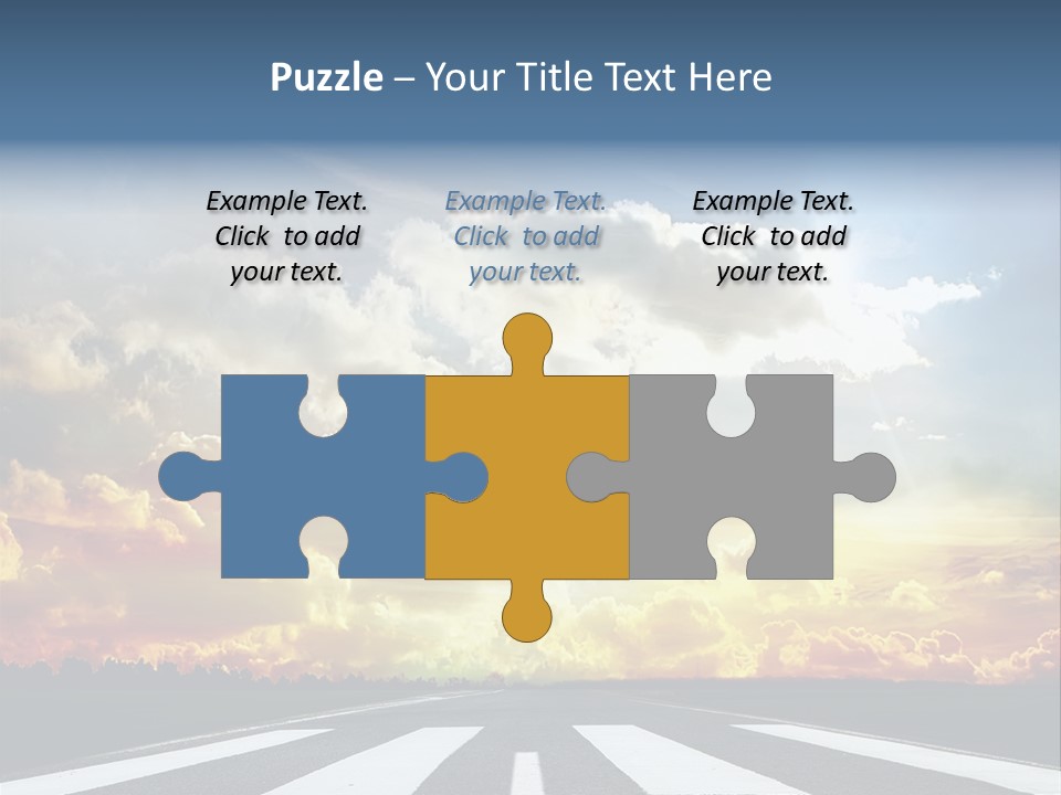 Pattern Rough Pedestrian PowerPoint Template