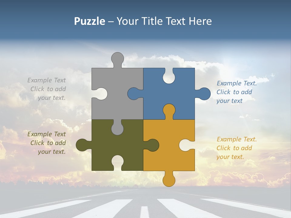 Pattern Rough Pedestrian PowerPoint Template